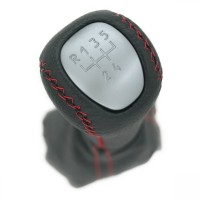 Ручка КПП c чехлом для ВАЗ 2101-07 (красная строчка)